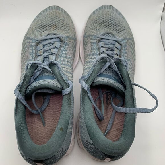 MIZUNO Women’s Size 9 Wave Rider Waveknit 3 411122.BFVB Gray Running Shoes - Picture 6 of 8